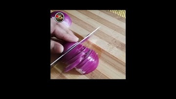 How to chop onions fast & easy with a sharp knife By KWQ | How To Cut Onions Like A Pro 