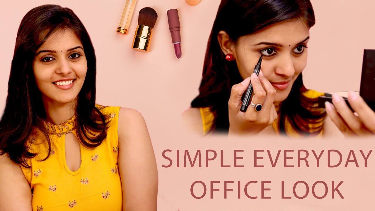 Simple everyday office look In | No makeup look | Dream Wella
