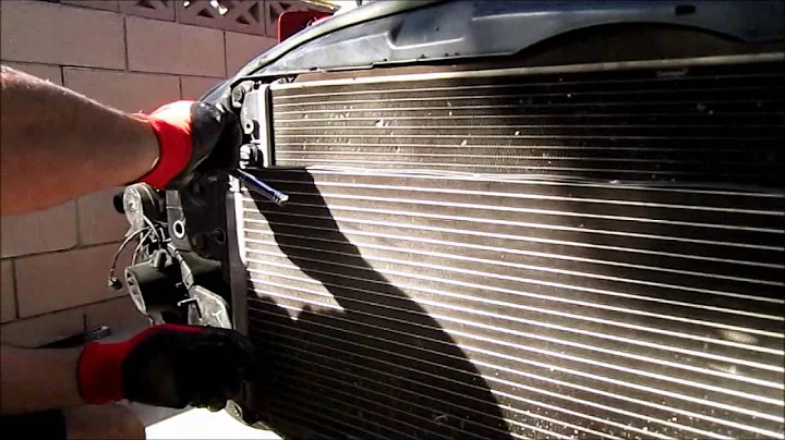 mini cooper s 2005 how to change the cooling fan