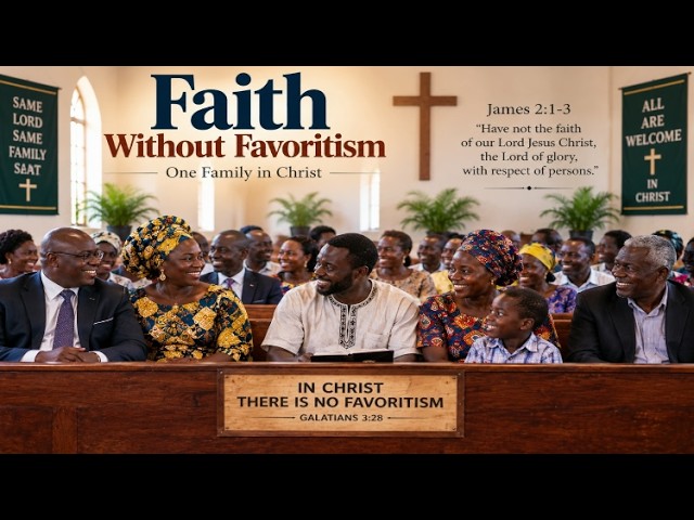 Faith Without Favouritism - James 2:1-3 (James Series)