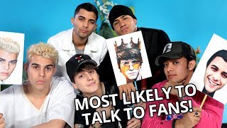 BAND MEMBER MOST LIKELY TO FLIRT!? | VS w\/ CNCO