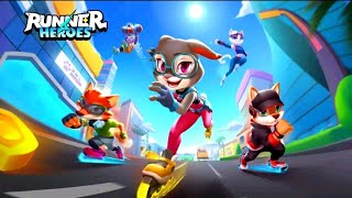 Runner Heroes - Gameplay Tutorial Part 1 Walkthrough ios/android screenshot 2