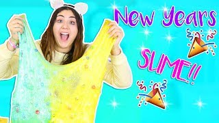 New years giant slime making gallons of clear | slimeatory #242