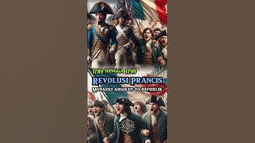 Revolusi Prancis terjadi pada tahun 1789 hingga 1799. dari Monarki Absolut & memulai era Republik
