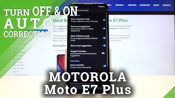 How to Manage Autocorrection in MOTOROLA Moto E7 Plus – Find Dictionary Tools
