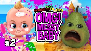 Pear FORCED to Play - MESSY BABY #2 (FARTING ON EVERYTHING)