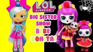 lol surprise bebe bonita gets a big sister show diy shopkins shoppie makeover