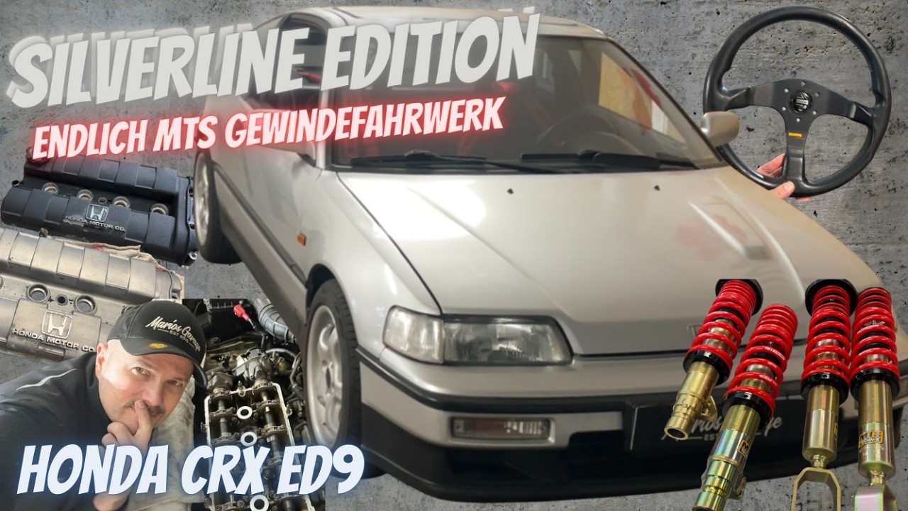 MTS Gewindefahrwerk kommt endlich in den CRX ED9 Kundenprojekt | Silverline Edition
