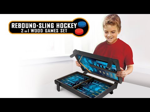 Настільна гра 2 в 1 Ambassador Sling Hockey & Shuffleboard 50 см, видео 1