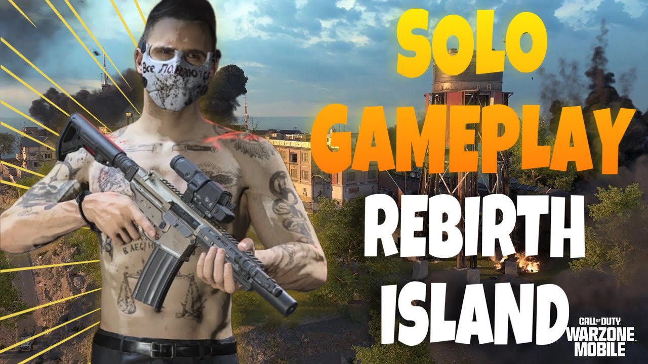WARZONE MOBILE SOLO REBIRTH ISLAND PEAK GRAPHICS GAMPLAY IPHONE 📱(No Commentary)