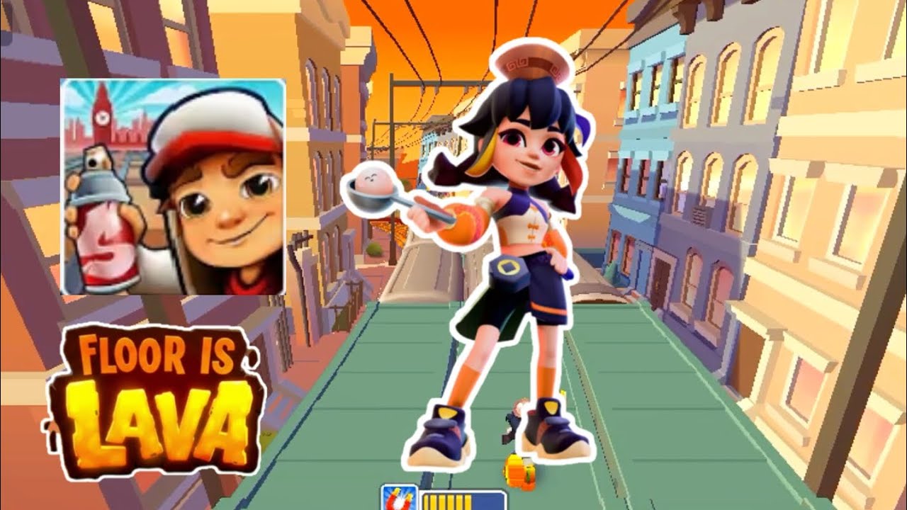 Subway Surfers :- Floor is lava Gameplay with Tang Yuan 🥟