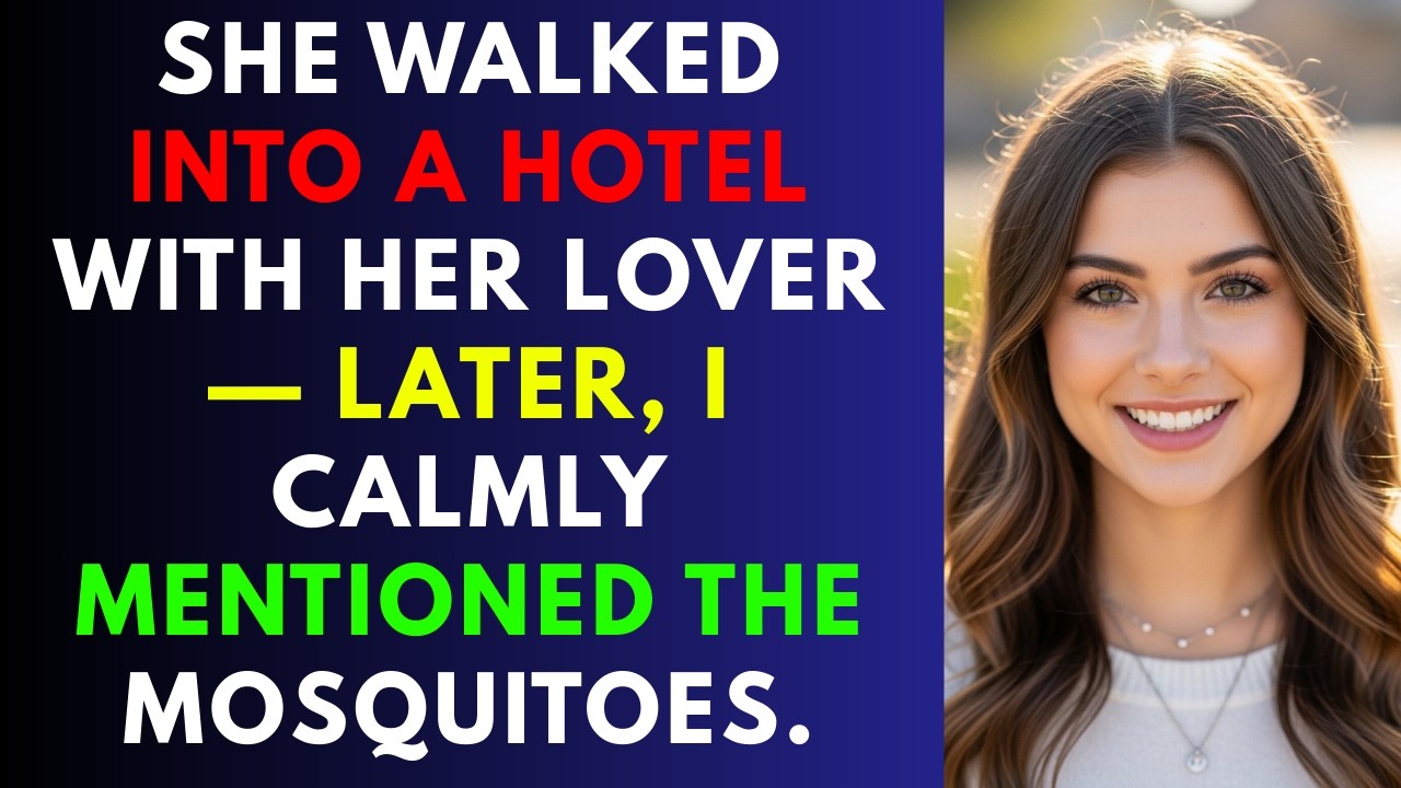 She Walked Into a Hotel With Her Lover — Later, I Calmly Mentioned the Mosquitoes