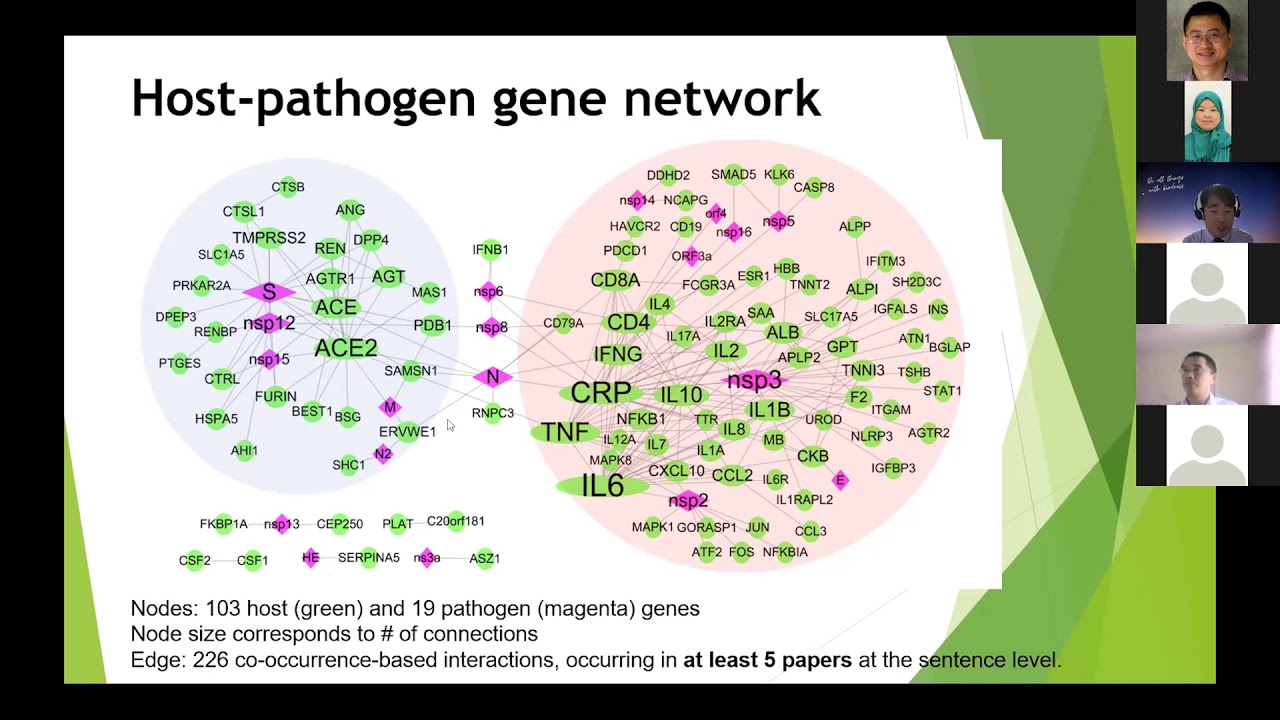 Literature-derived host-coronavirus gene-gene interaction network of SARS-CoV-2