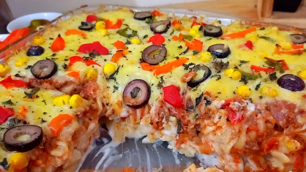 معكرونة البيتزا بطريقتى لأول مره من اطيب الوصفات ممكن تجربيها للمعكرونة تفوز ع المعكرونة بالبشاميل