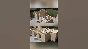 Binnen enkele dagen een huis bouwen met blokken