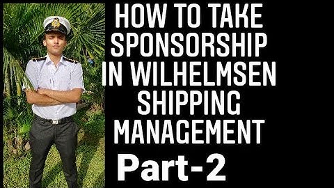 PART 2/LIVE INTERVIEW WITH DECK CADET  /Get sponsorship  in Wilhelmsen shipping management /WATCHNOW