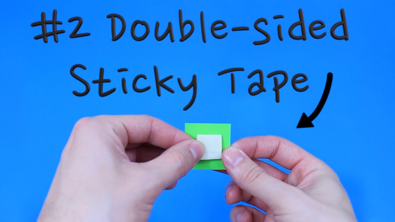 How to Turn Normal Tape Into A Double Sided Tape