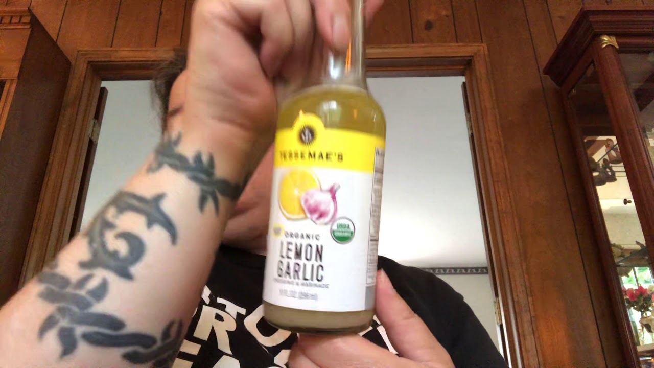 Tessamae’s organic lemon garlic dressing/marinade (keto) YouTube
