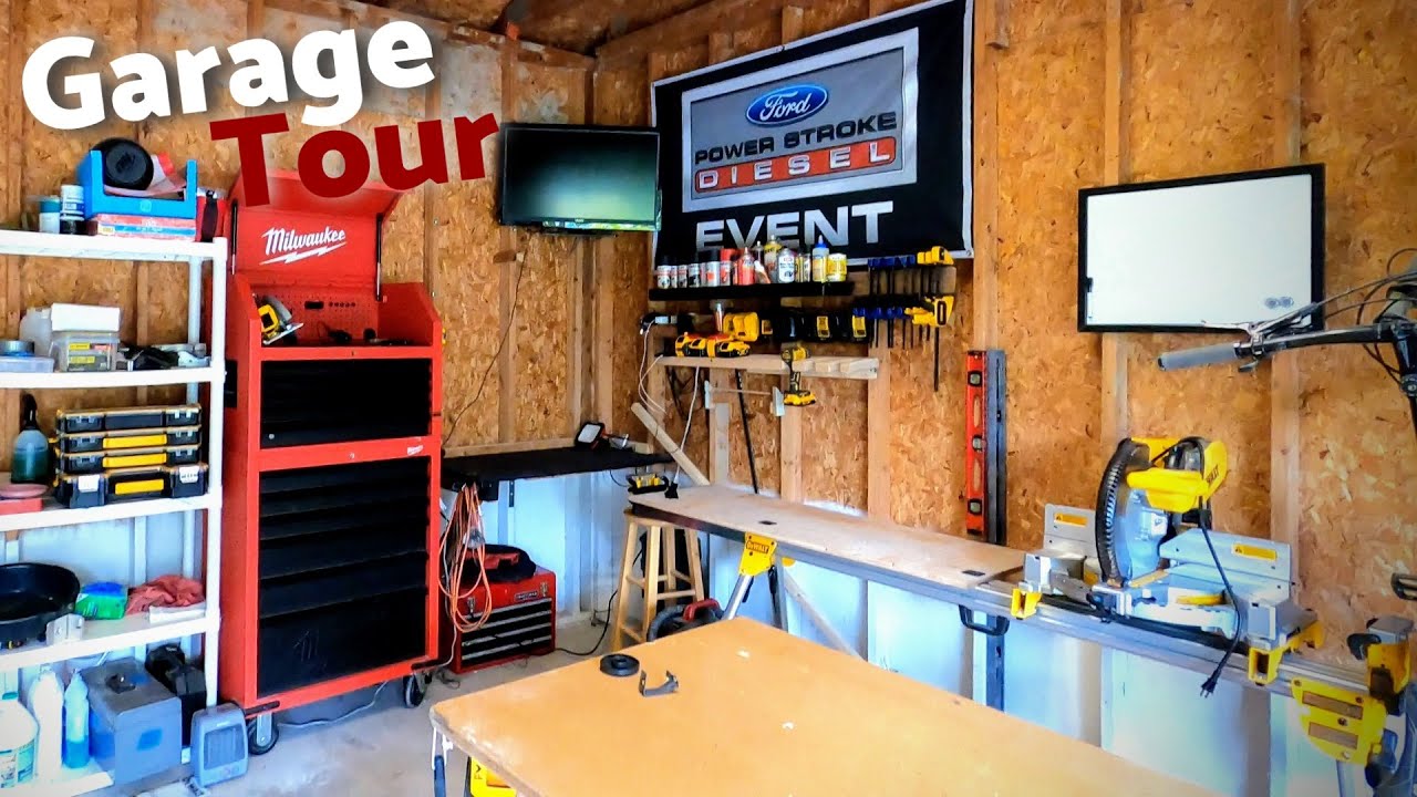 Garage Shop Tour Organization Tips YouTube