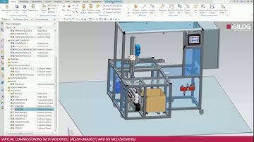 Virtual Commissioning with Siemens MCD, PLCConnect from EDAG PS, and Rockwell