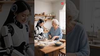 🤖👵 Robot Aur Dadi Ki Kitchen Jodi–Future Cooking Ka Maza | AI vs Human #ai #robot #future #ytshorts