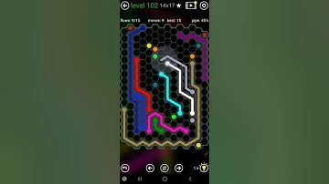 How To Solve Flow Free Hexes Jumbo Hextangle Pack Level 102 14x17 Walk Through Solution Walkthrough