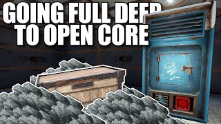 GOING FULL DEEP on a CLAN TO OPEN CORE LOOT ROOM | Solo Rust (1 of 4)