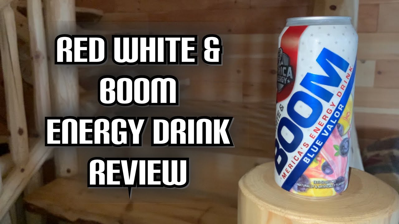 New! Energy Drink REVIEW | Merica Energy | Red White & Boom | Blue Valor