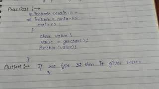 Lecture-9 part-1 Unformatted input output functions  in  c programming by computer science world