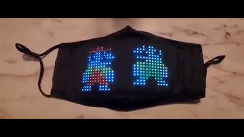 BIG LED Display Customizable Face Mask