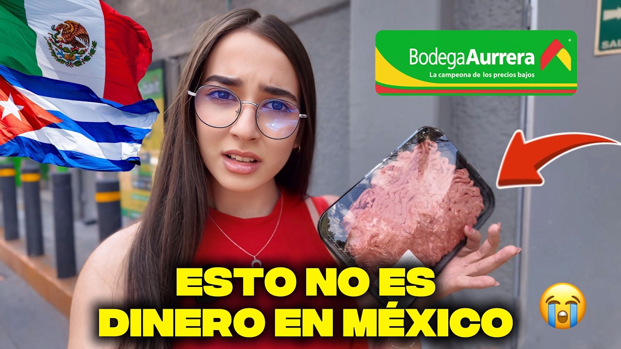 😱 ESTO es lo que puedo COMPRAR en MÉXICO 🇲🇽 con el salario de toda mi FAMILIA en CUBA 🇨🇺