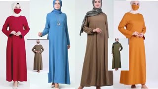 شتاء  ملابس تنسيقات  أجمل فساتين تركية راقية  للمحجبات 2020 تصاميم تاخد العقلturkish dress 2020?