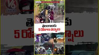 IMD Issues Heavy Rain Alert To Telangana For Next 5 Days : Weather Report  | V6 News
