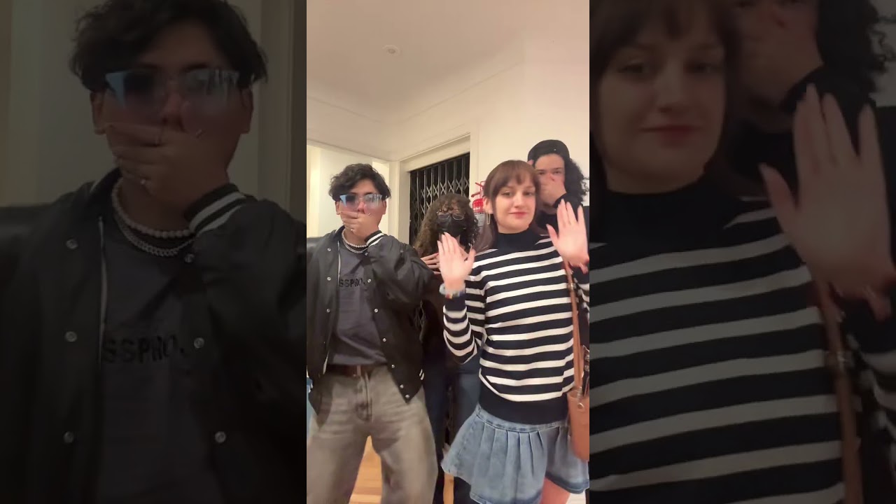 Мири танцует с Селинней, Наби, Мусаши и Брайаном xd 