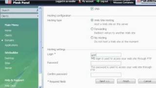 micfo | how to create a hosting account in Plesk reseller control panel