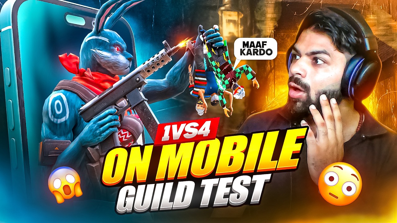 1 Vs 4 In Mobile Challenge For The First Time😢😰|| Gone Wrong😡🤬||Smooth 444