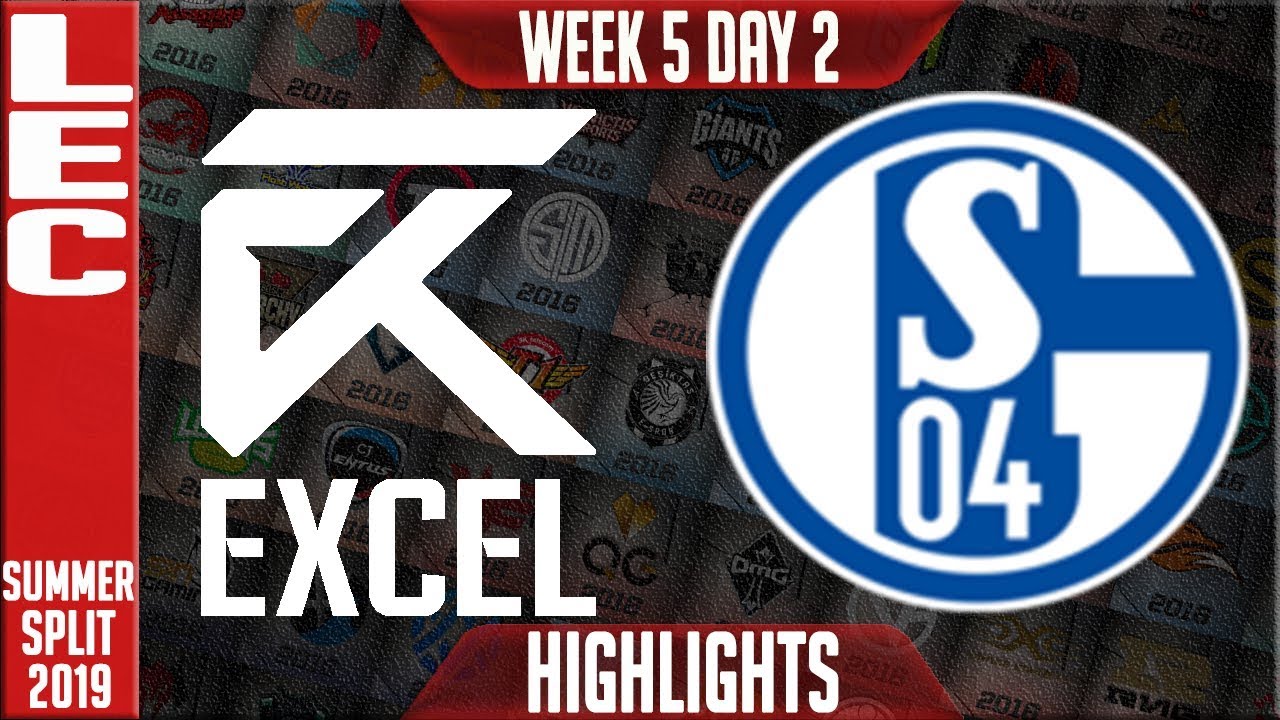 XL vs S04 Highlights | LEC Summer 2019 Week 5 Day 2 | Excel vs Schalke 04
