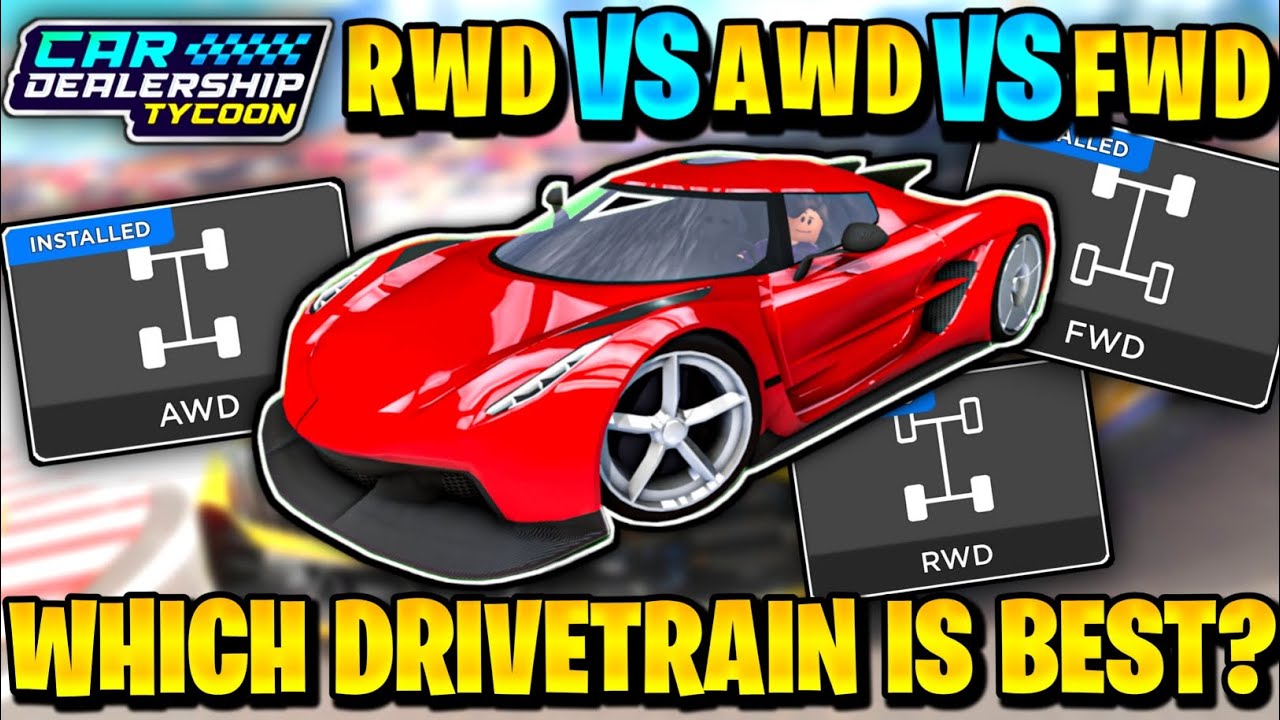 🔥 Which DRIVETRAIN IS BEST IN CDT? AWD VS RWD VS FWD! Roblox Car