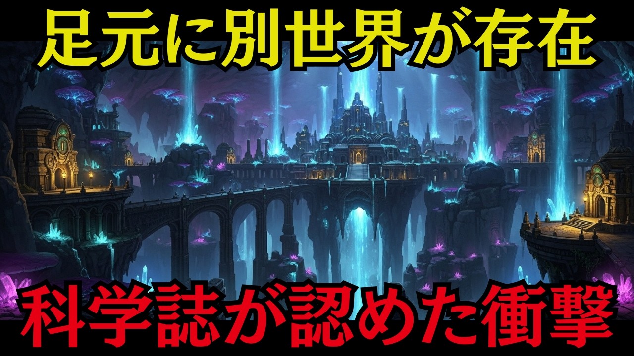 地底文明は実在した。しかも人類より3000年進んでいる【ミステリー 怖い話】