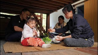 Mountain Life | Harvesting Vegetables (Pickle) Making Traditional Mixed Fish | EP. 26