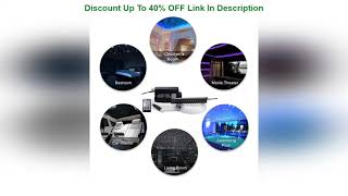 Most Best Deal Product AKEPO 16W Car Home RGBW APP + Music Activated + Meteor Effect Fiber Optic Li