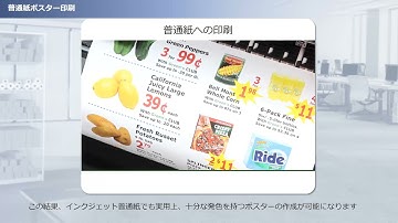 普通紙ポスター印刷