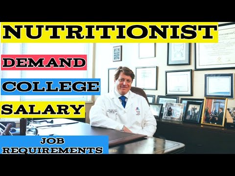 Nutritionist in Canada - salary wage college job requirement demand degree in nutritional science