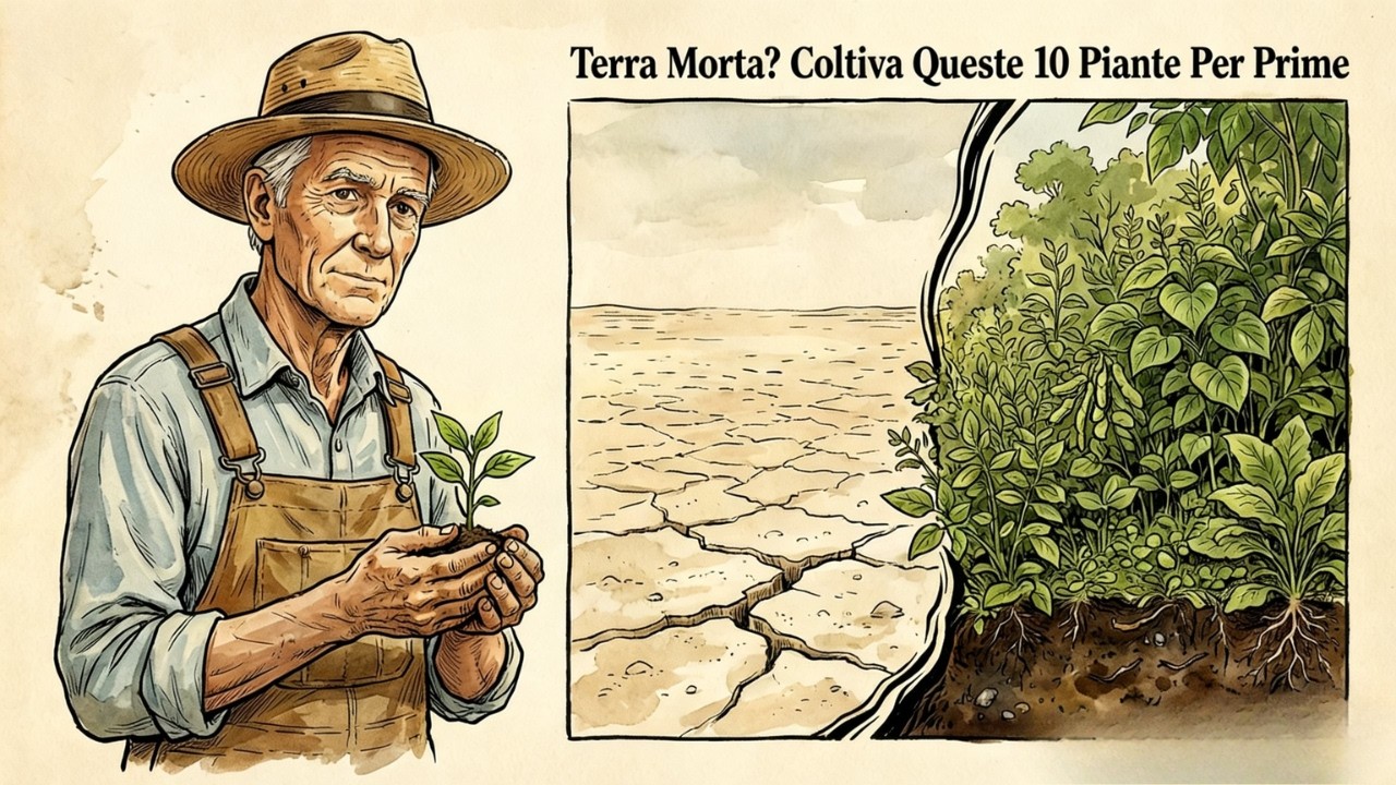 Suolo morto? Coltiva prima queste 10 piante