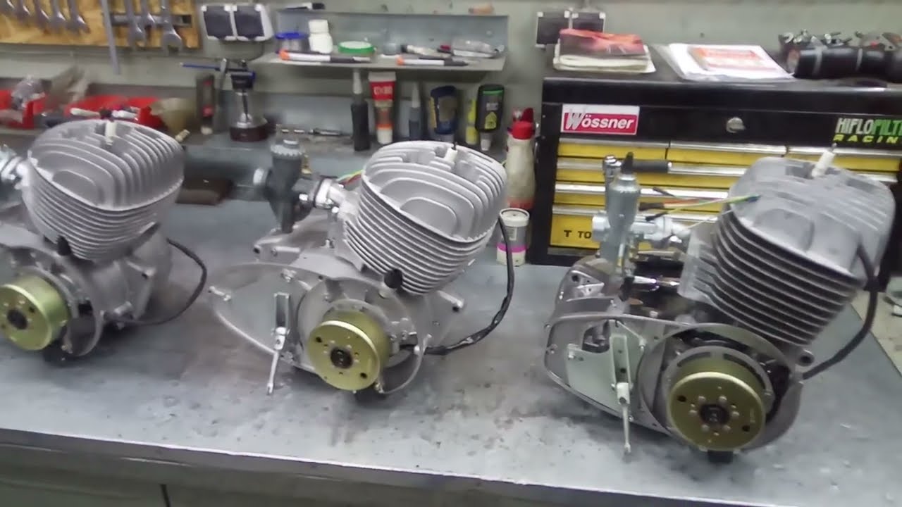 Prezentacja silników shl 175 po remoncie. Zapłon CDI, gaźnik jikov