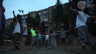 Travel House Tbilisi 2014 Laughter Yoga Session