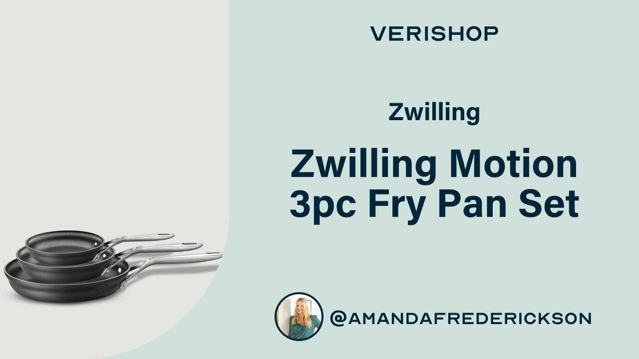 Zwilling Motion 3pc Fry Pan Set