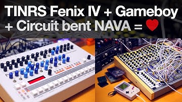 TINRS Fenix IV + Gameboy + Circuit bent NAVA = ❤