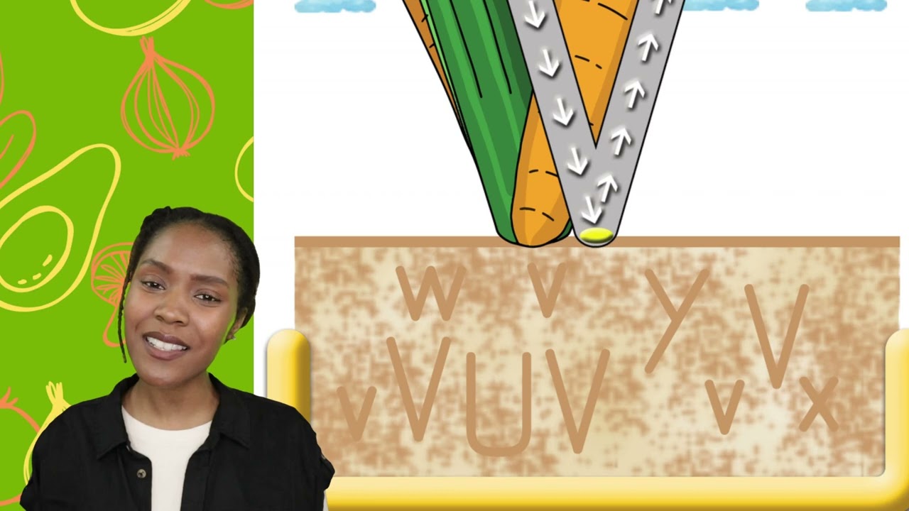 Formation Capital Letter V Handwriting Formation Song