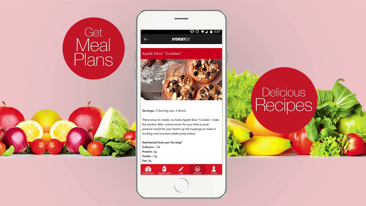 Using the Hydroxycut Mobile App